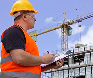 Male worker at Construction site